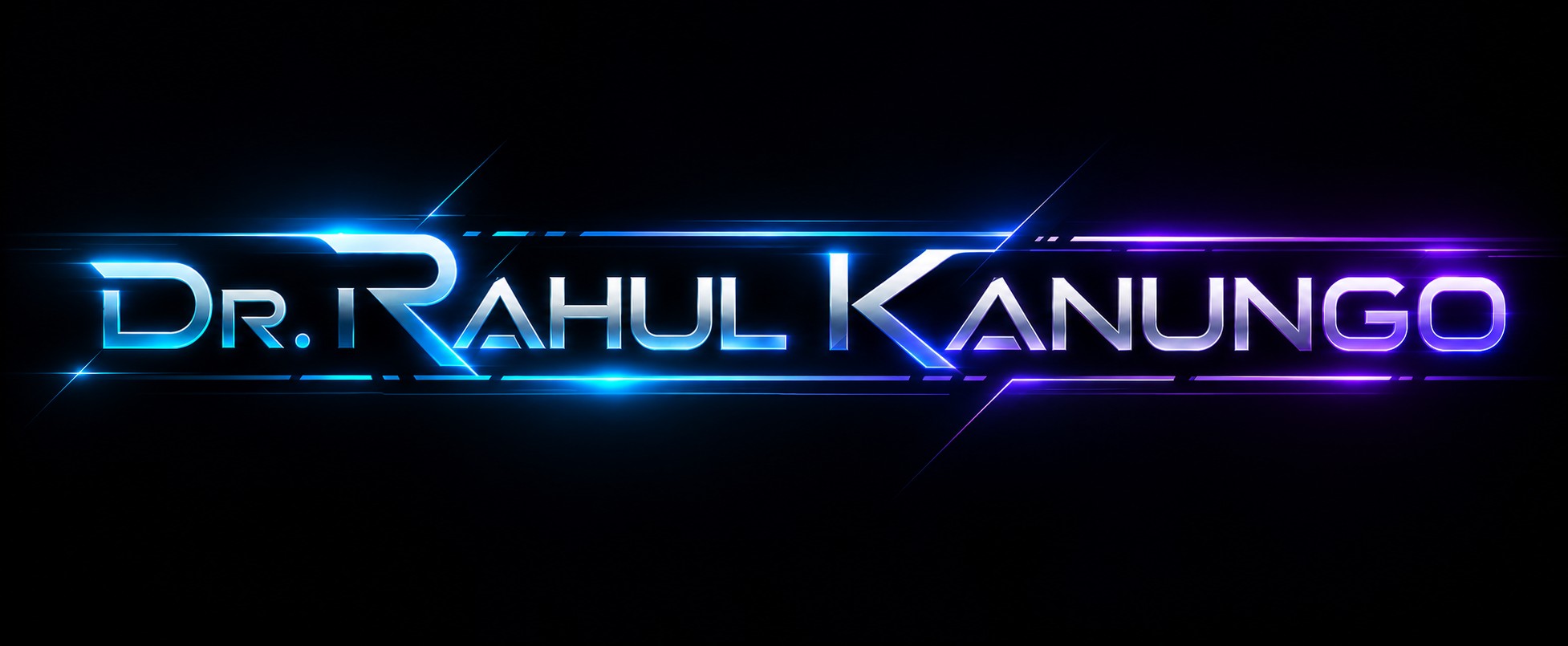 Dr. Rahul Kanungo — neon signature